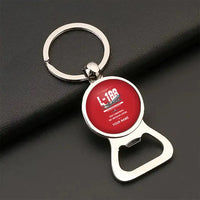 Thumbnail for L-188 Electra - Original + Name - Bottle Opener Key Chain - Red