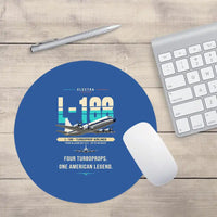 Thumbnail for L-188 Electra - Original - Round Mouse Pad - Blue