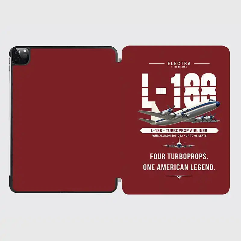 L-188 Electra - Original - iPad Case - Dark Red