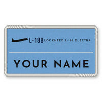 Thumbnail for L-188 Electra Patches - Rectangle + Name - Sky Navy
