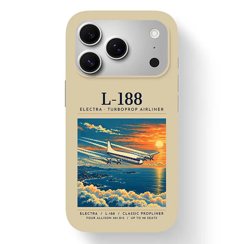 L-188 Electra - Poster - MagSafe iPhone 17 Pro - Beige