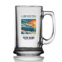Thumbnail for L-188 Electra - Poster + Name - Beer Glass with Holder