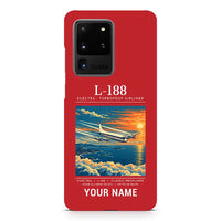 Thumbnail for L-188 Electra - Poster + Name - Samsung Case - Red