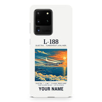 Thumbnail for L-188 Electra - Poster + Name - Samsung Case - White