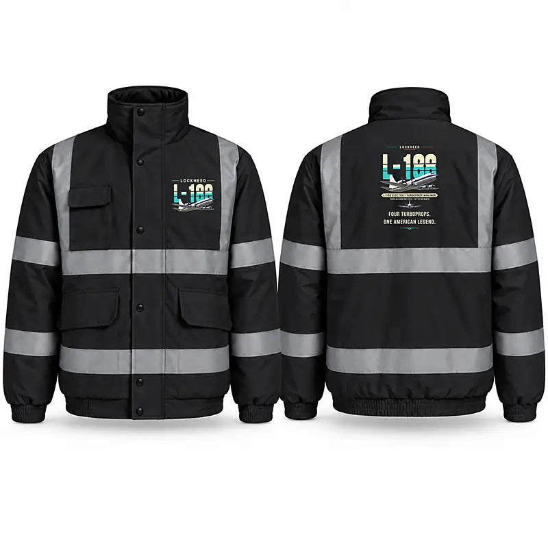 L-188 Electra Reflective Winter Jackets - Original - Black