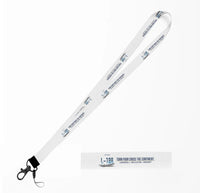 Thumbnail for L-188 Electra lanyard - white
