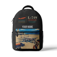 Thumbnail for L-749A Constellation - 3D Backpack - Gray + Name