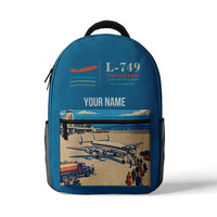 Thumbnail for L-749A Constellation - 3D Backpack - Light Blue + Name