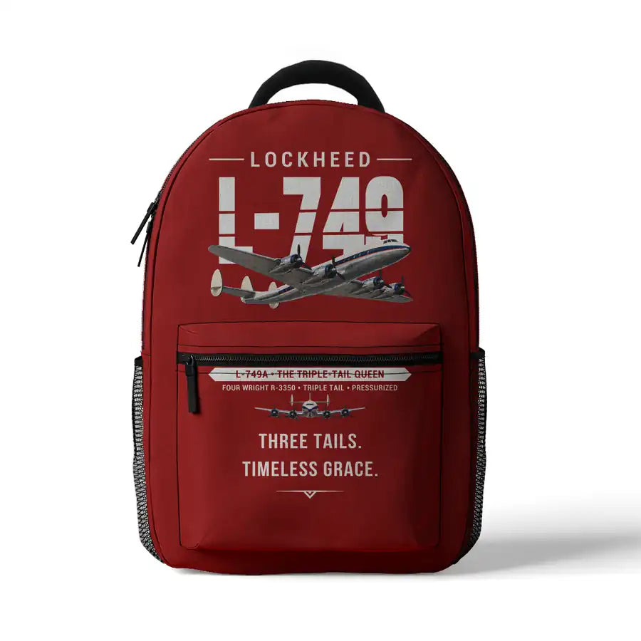L-749A Constellation - 3D Backpack - Original - Red