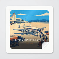 Thumbnail for L-749A Constellation - 3D + Name - Square Sticker - Peel