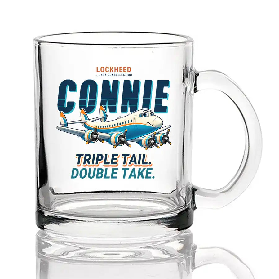 L-749A Constellation - Cartoon - Coffee & Tea Glass