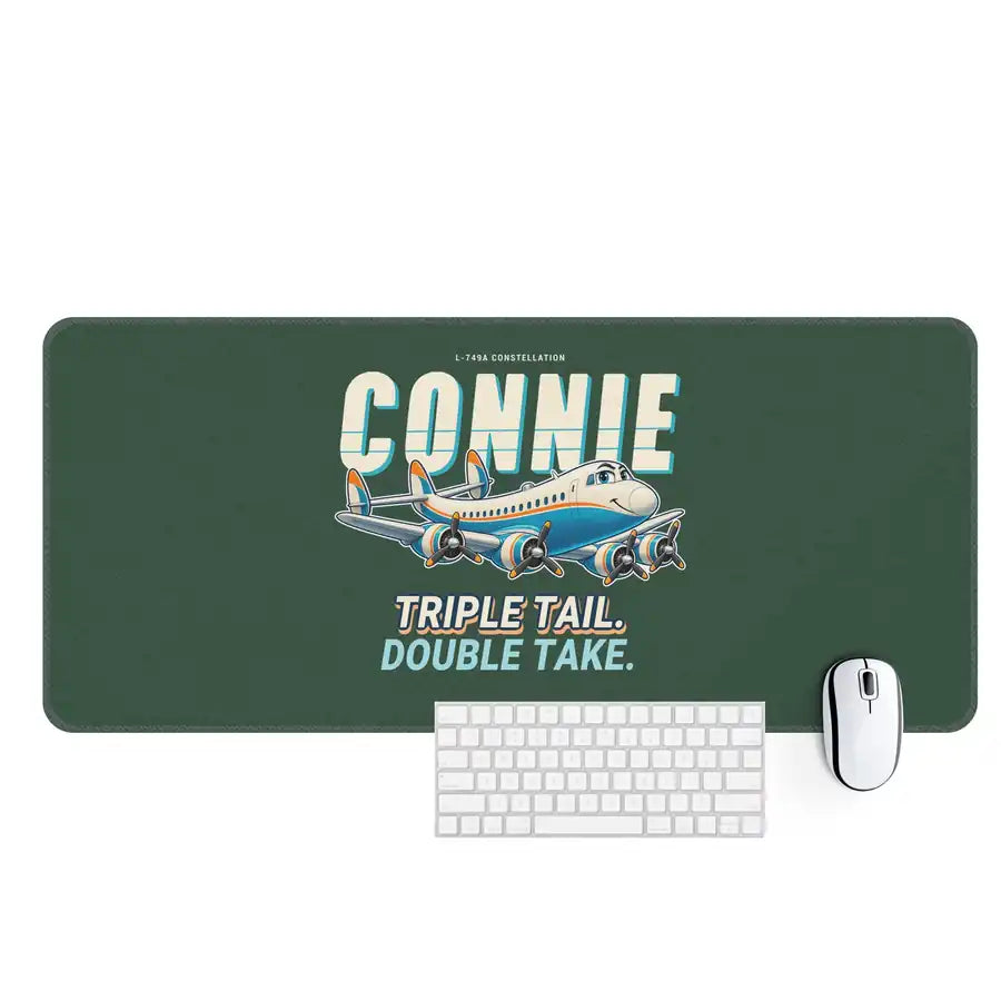 L-749A Constellation - Cartoon - Desk Mat - Dark Green