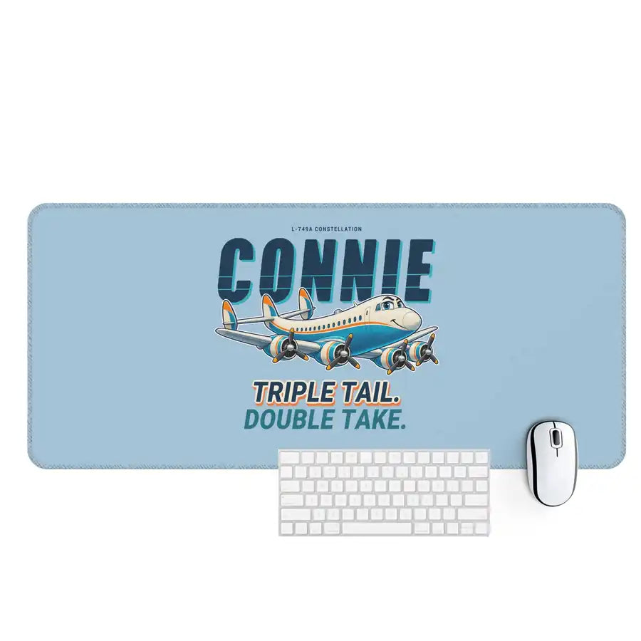 L-749A Constellation - Cartoon - Desk Mat - Light Blue