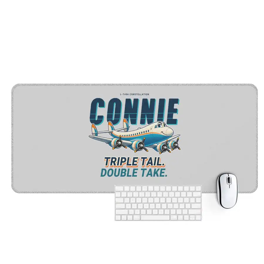 L-749A Constellation - Cartoon - Desk Mat - Light Gray
