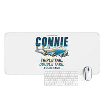 Thumbnail for L-749A Constellation - Cartoon + Name - Desk Mat - White