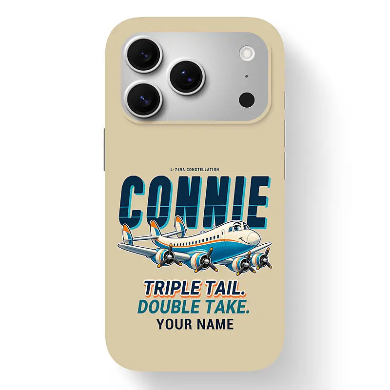 L-749A Constellation - Cartoon + Name - MagSafe iPhone 17 Pro - Beige