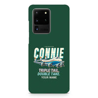 Thumbnail for L-749A Constellation - Cartoon + Name - Samsung Case - Dark Green