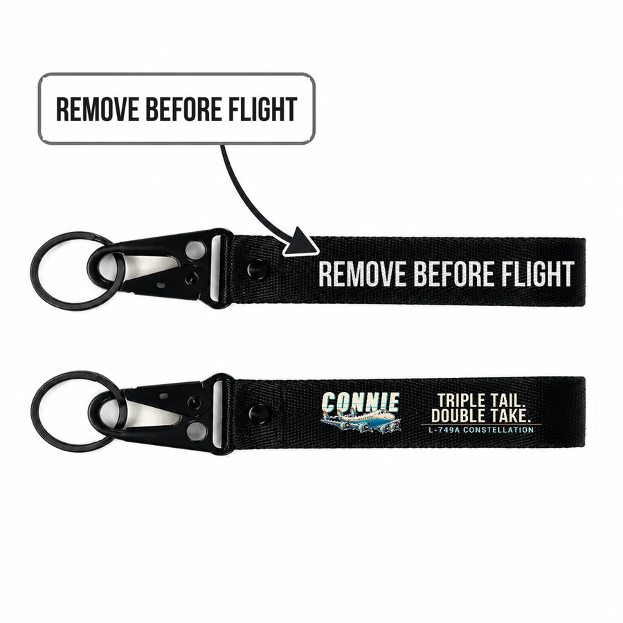 L-749A Constellation Hawk-Shaped Key Chains - Black - Cartoon - Remove Before Flight