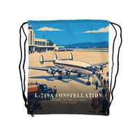 Thumbnail for L-749A Constellation - Drawstring Bag - 3D Scene + Name