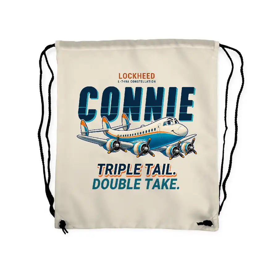 L-749A Constellation - Drawstring Bag - Cartoon - Beige