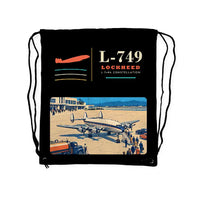 Thumbnail for L-749A Constellation - Drawstring Bag - Classic - Black