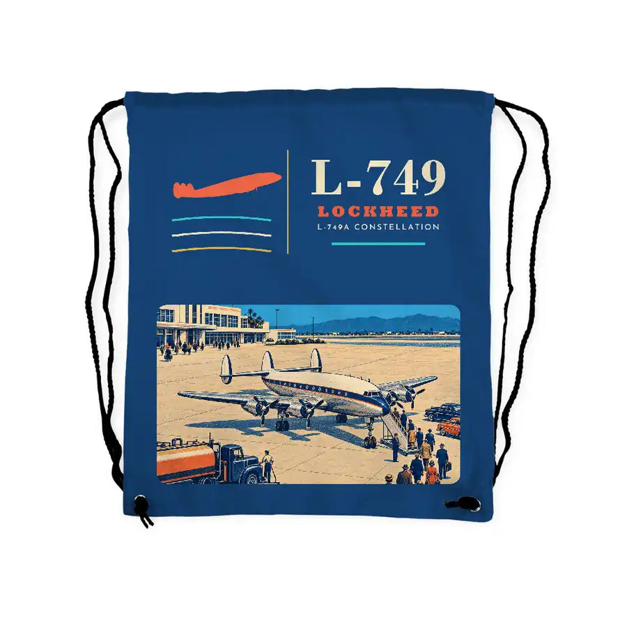L-749A Constellation - Drawstring Bag - Classic - Blue