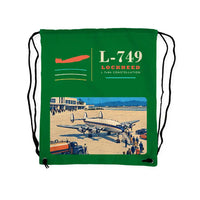Thumbnail for L-749A Constellation - Drawstring Bag - Classic - Green