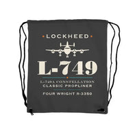 Thumbnail for L-749A Constellation - Drawstring Bag - Heritage - Gray