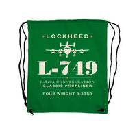 Thumbnail for L-749A Constellation - Drawstring Bag - Heritage - Green