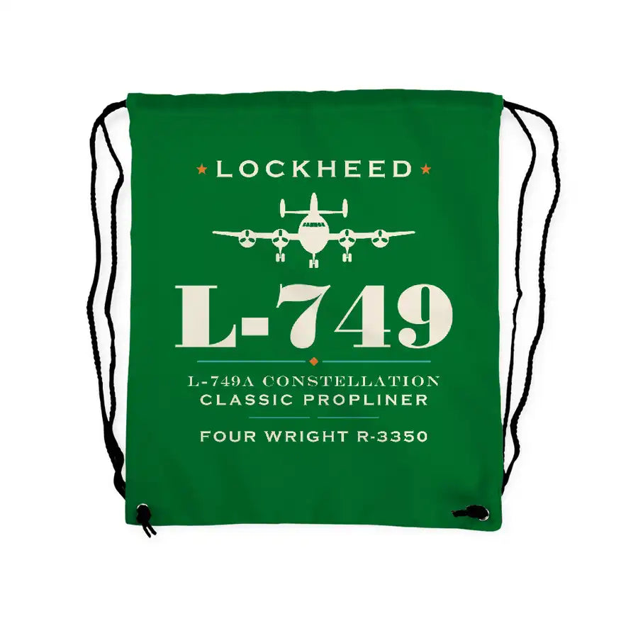 L-749A Constellation - Drawstring Bag - Heritage - Green