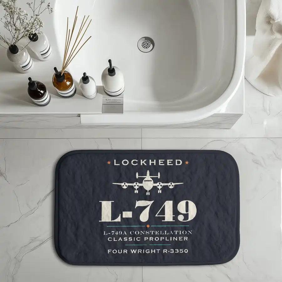 L-749A Constellation - Heritage - Bath Mat