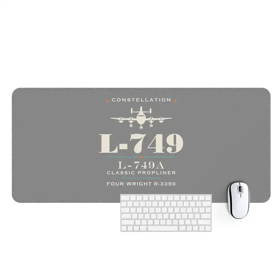 L-749A Constellation - Heritage - Desk Mat - Gray