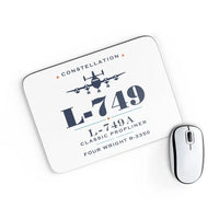 Thumbnail for L-749A Constellation - Heritage - Mouse Pad - White