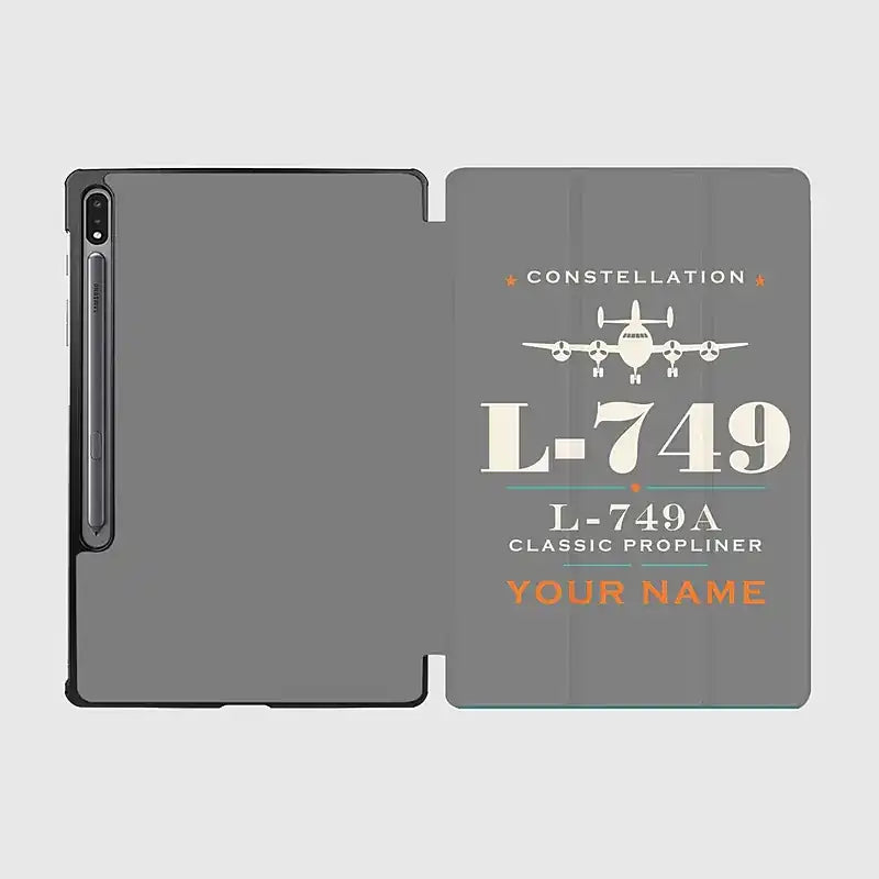L-749A Constellation - Heritage + Name - Samsung Tablet - Gray