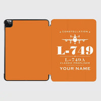 Thumbnail for L-749A Constellation - Heritage + Name - iPad Case - Orange