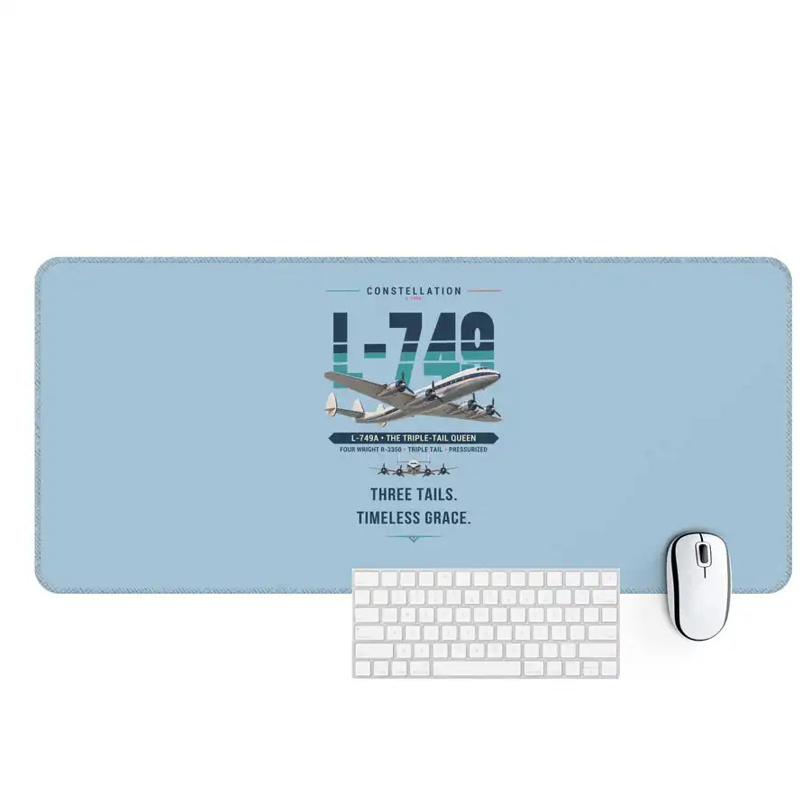 L-749A Constellation - Original - Desk Mat - Light Blue