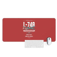 Thumbnail for L-749A Constellation - Original - Desk Mat - Red