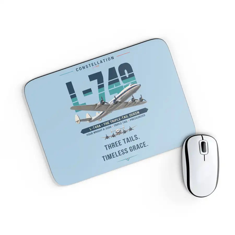 L-749A Constellation - Original - Mouse Pad - Light Blue