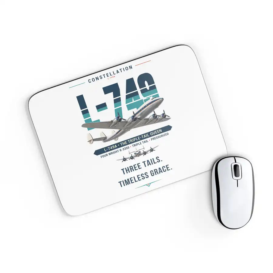 L-749A Constellation - Original - Mouse Pad - White