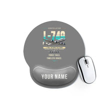 Thumbnail for L-749A Constellation - Original + Name - Ergonomic Mouse Pad - Gray