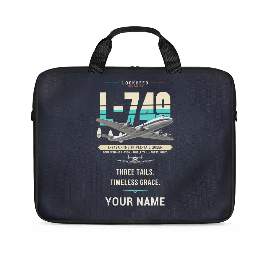 L-749A Constellation - Original + Name - Laptop Bag