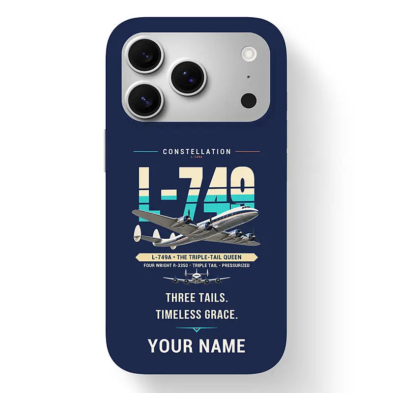 L-749A Constellation - Original + Name - MagSafe iPhone 17 Pro - Navy Blue