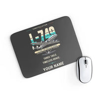 Thumbnail for L-749A Constellation - Original + Name - Mouse Pad - Black