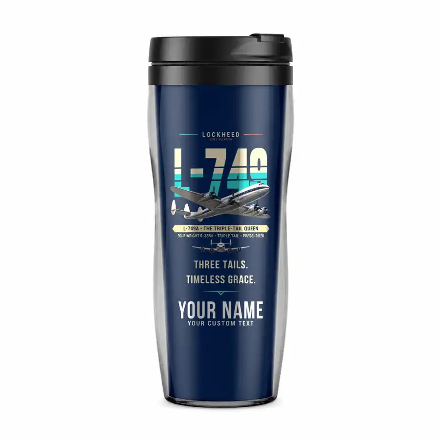 L-749A Constellation - Original + Name - Plastic (No Holder) - Dark Blue