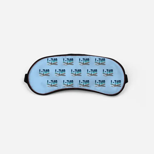 L-749A Constellation - Original Pattern - Sleep Mask - Light Blue