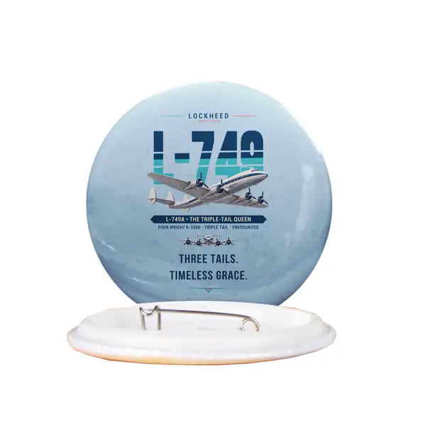 L-749A Constellation - Original - Pin - Light Blue
