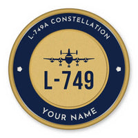 Thumbnail for L-749A Constellation Patches - Circle + Name - Navy Gold