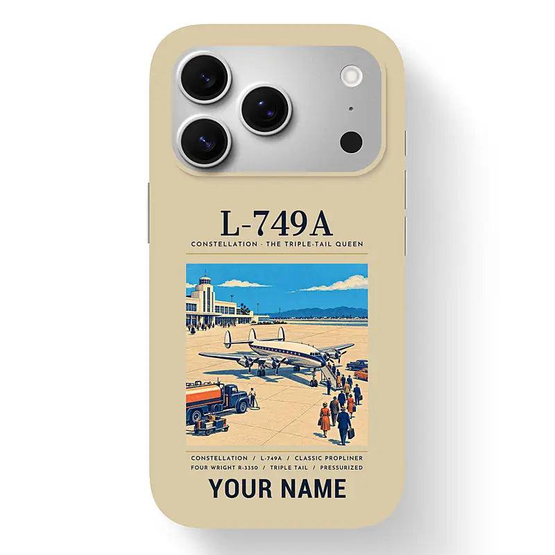 L-749A Constellation - Poster + Name - MagSafe iPhone 17 Pro - Beige
