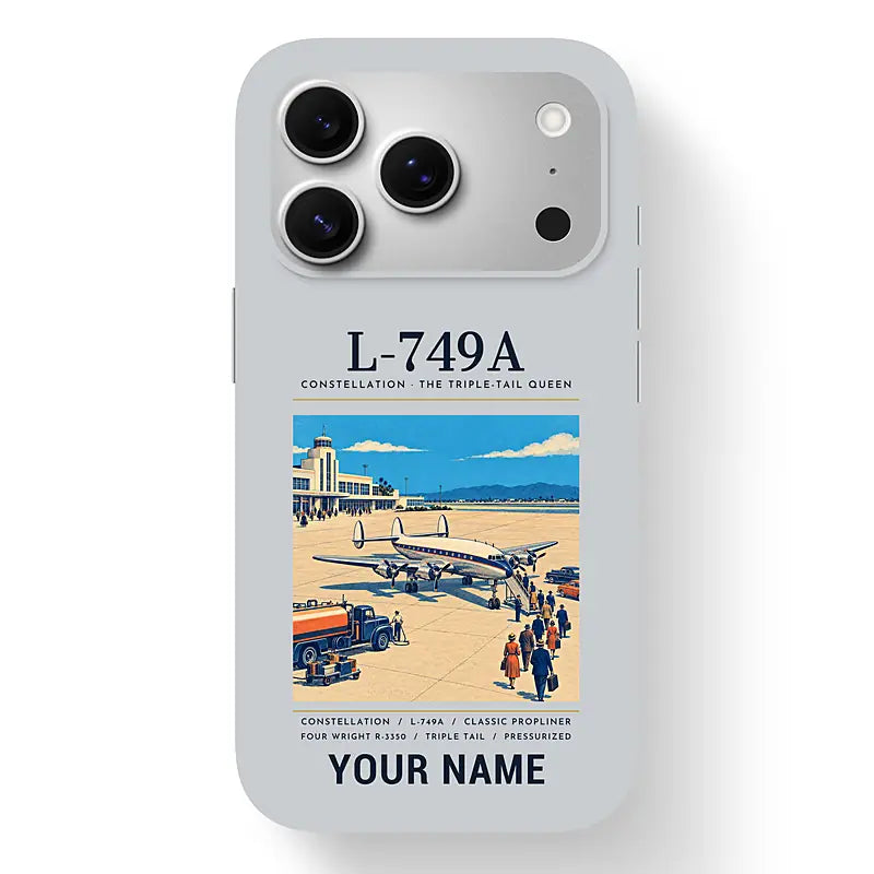 L-749A Constellation - Poster + Name - MagSafe iPhone 17 Pro - Light Gray