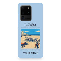 Thumbnail for L-749A Constellation - Poster + Name - Samsung Case - Light Blue